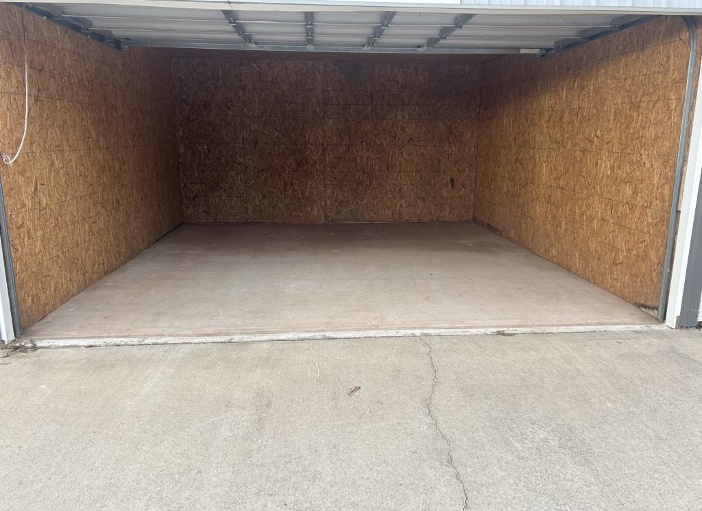 Interior of 16x16 Storage Unit